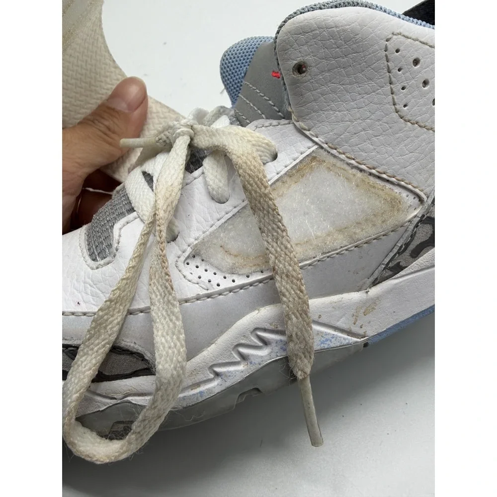 Jordan‎ Son of Mars White Blue 512244-109 Toddler Size 8C Pre-Owned No Box